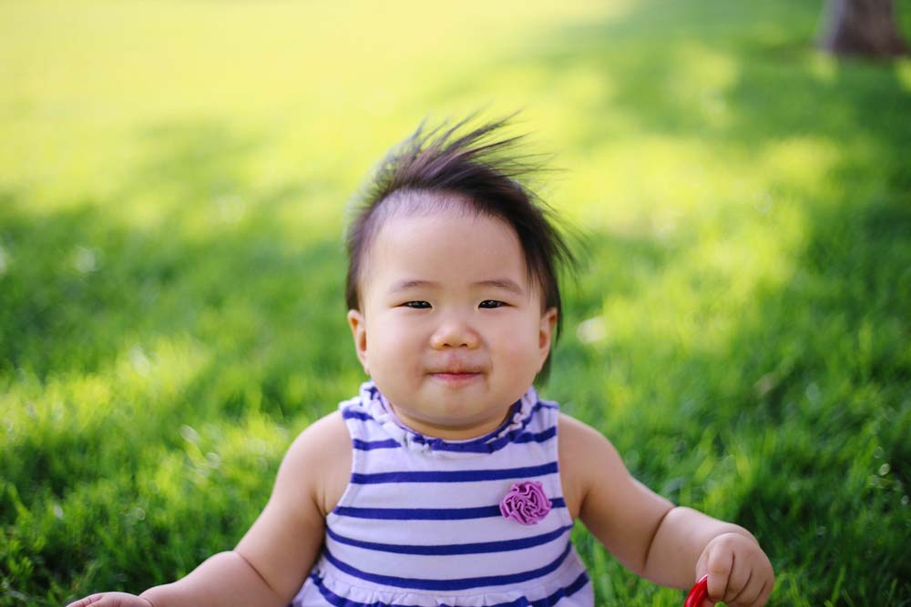 baby at the park