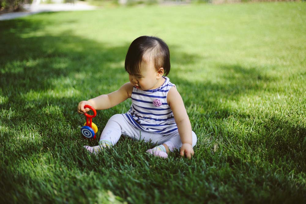 baby at the park