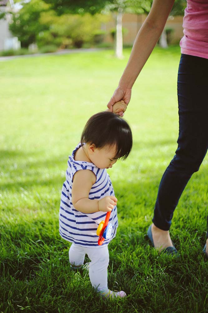 baby at the park