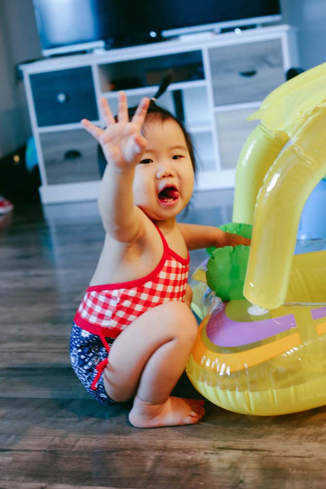 hailey at swimming pool