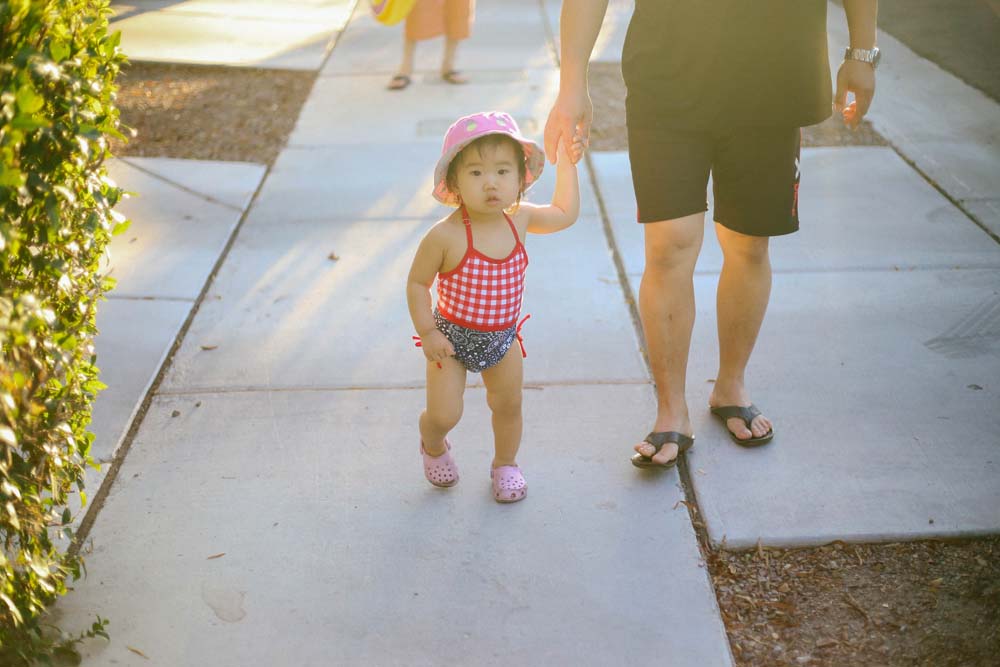 hailey at swimming pool