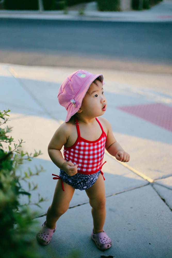 hailey at swimming pool