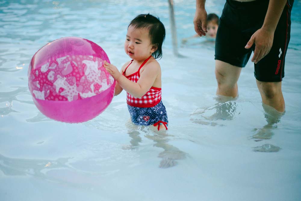 hailey at swimming pool