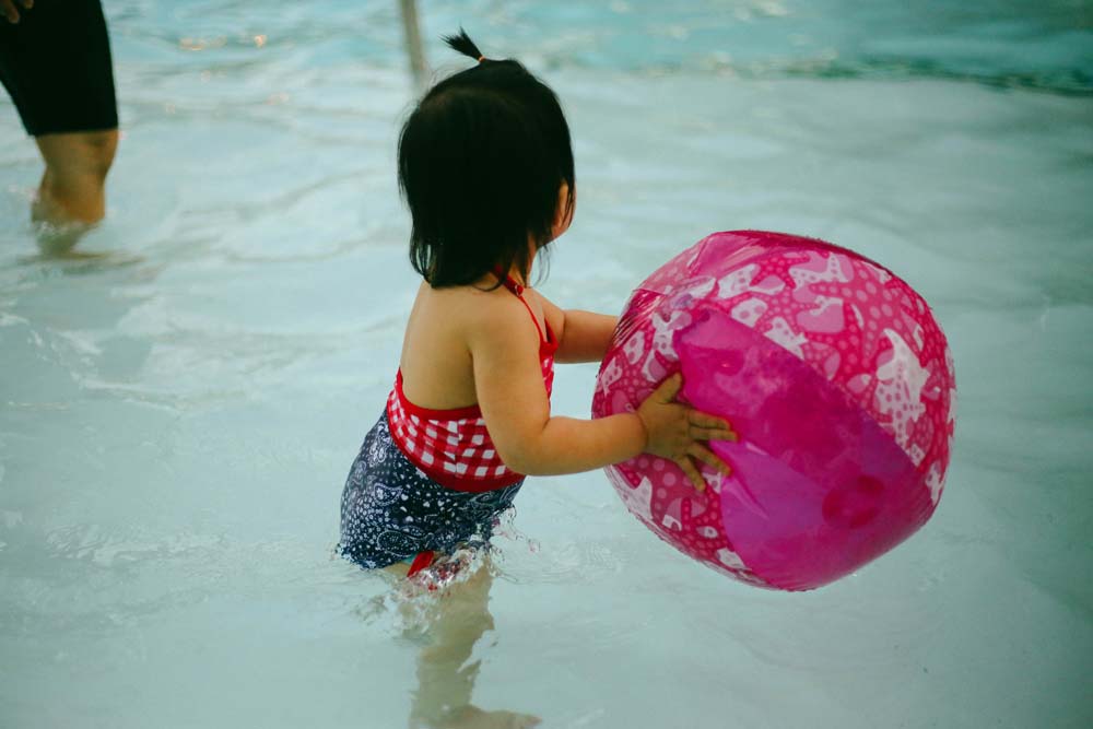 hailey at swimming pool