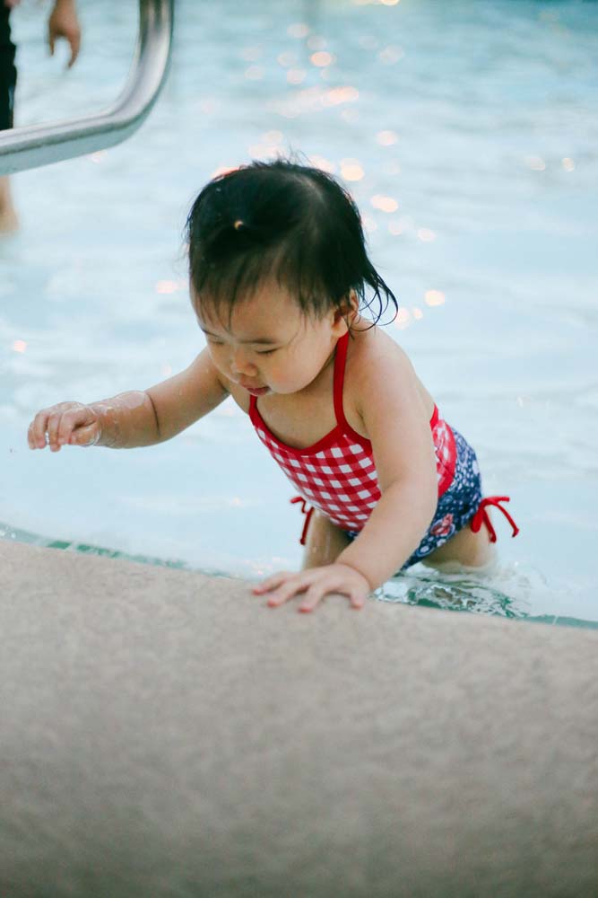 hailey at swimming pool