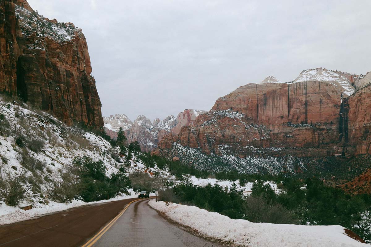 Zion National Park in December