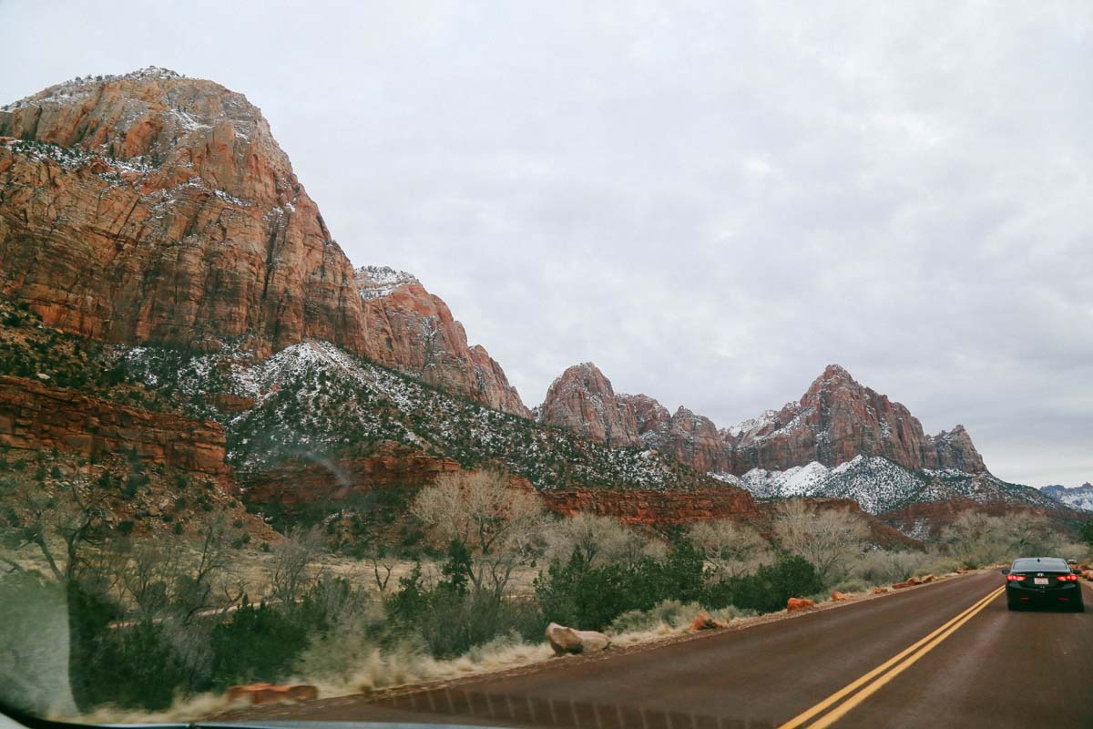 Zion National Park in December