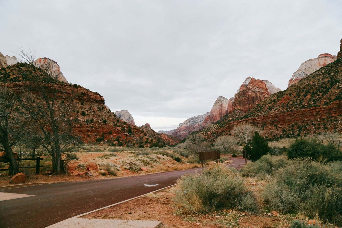 Zion National Park in December