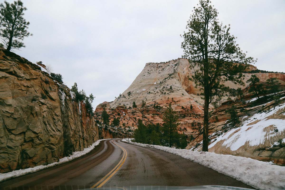 Zion National Park in December