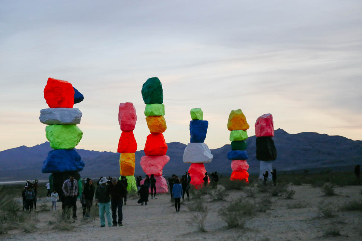 拉斯維加斯Seven Magic Mountains