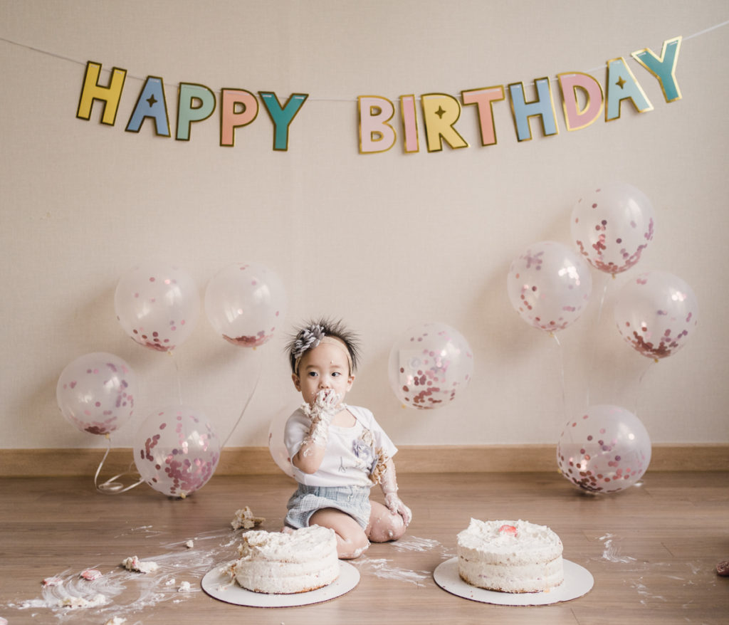 twins birthday cake smash